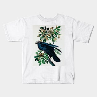 Bird of America  Bird, bird lover, america, beautiful  Public domain painting by John James Audubon Kids T-Shirt